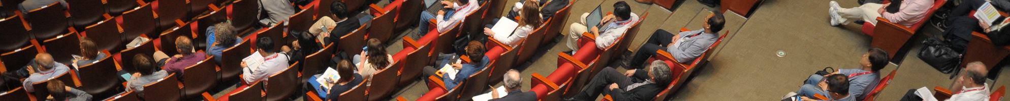 audience attending a conference